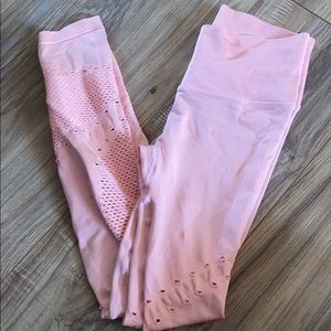 Never worn baby pink leggings